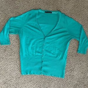 Maurices turquoise cardigan. SZ 1